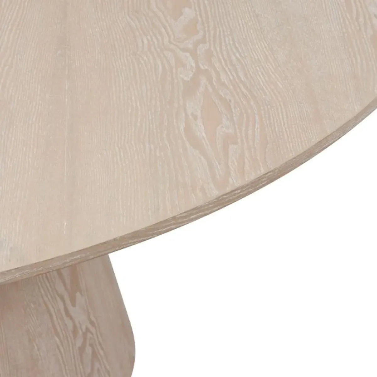 Hamilton French Round Dining Table - Natural, Wood
