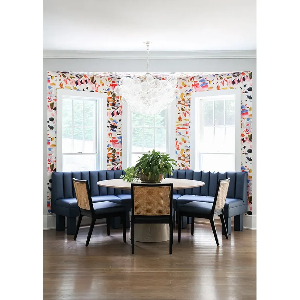 Hamilton French Round Dining Table - Natural, Wood