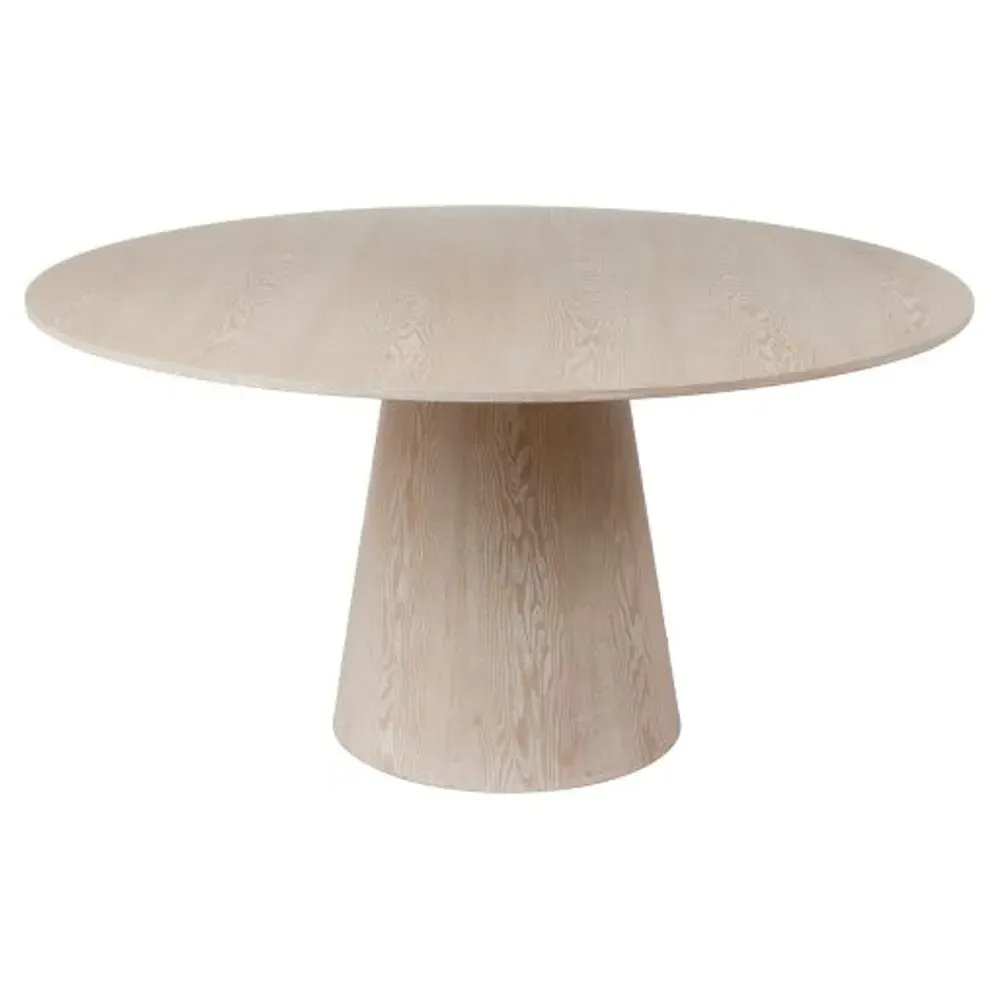 Hamilton French Round Dining Table - Natural, Wood image