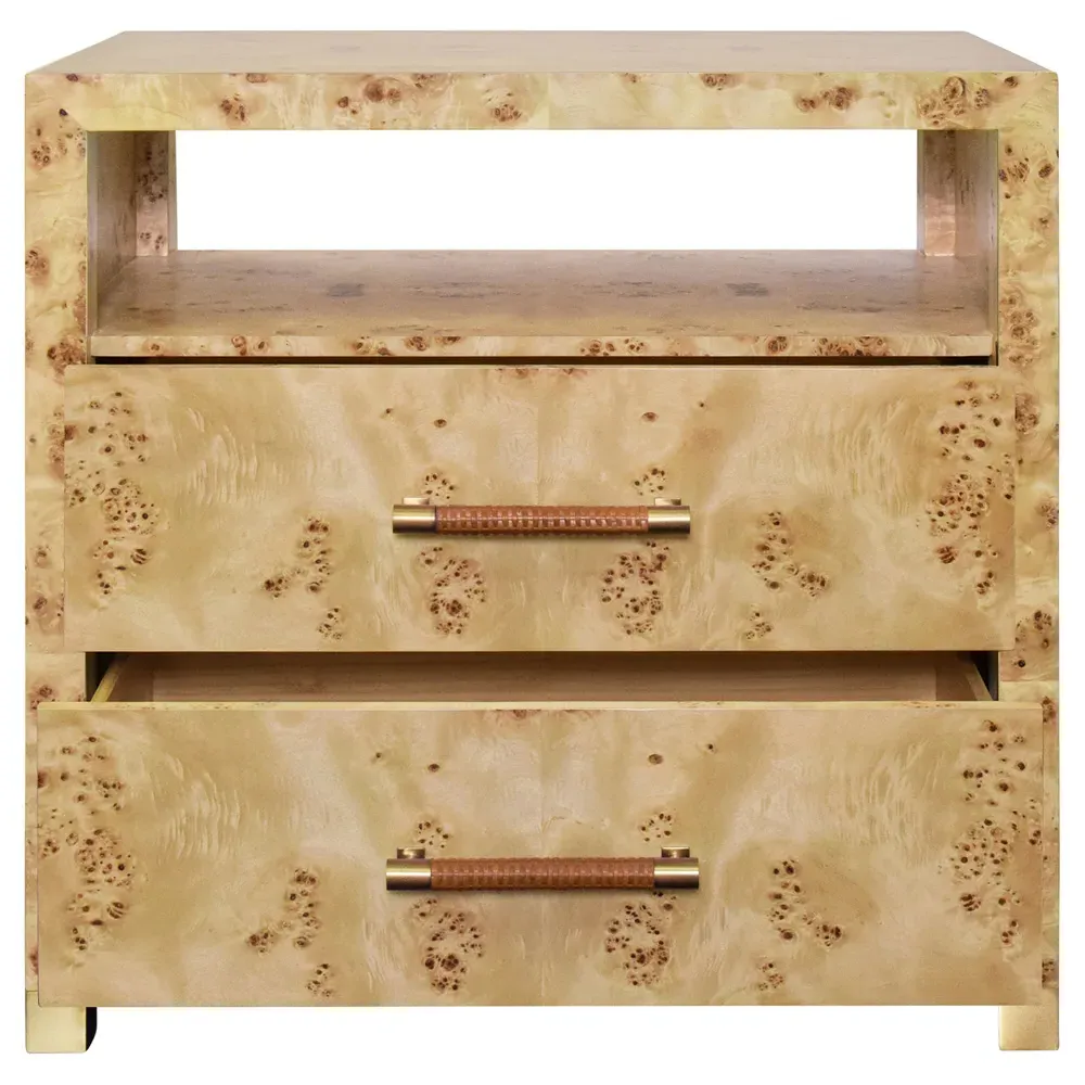 Hancock Side Table - Burl, Wood