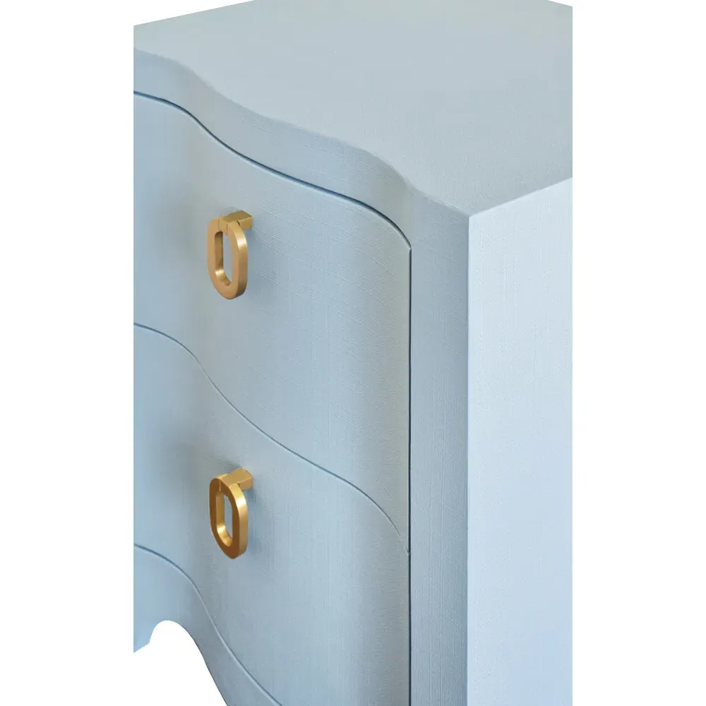 Helena Nightstand - Light Blue, Linen