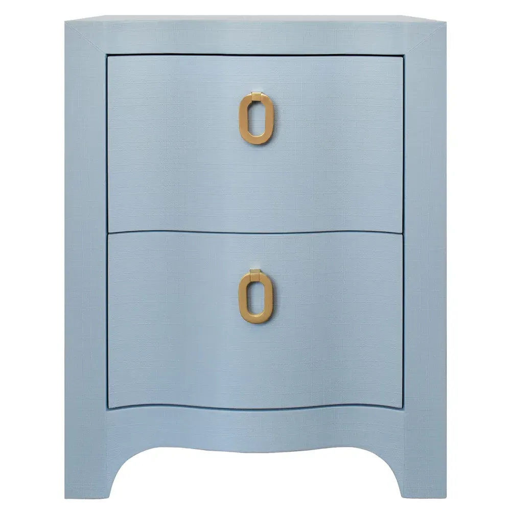 Helena Nightstand - Light Blue, Linen image