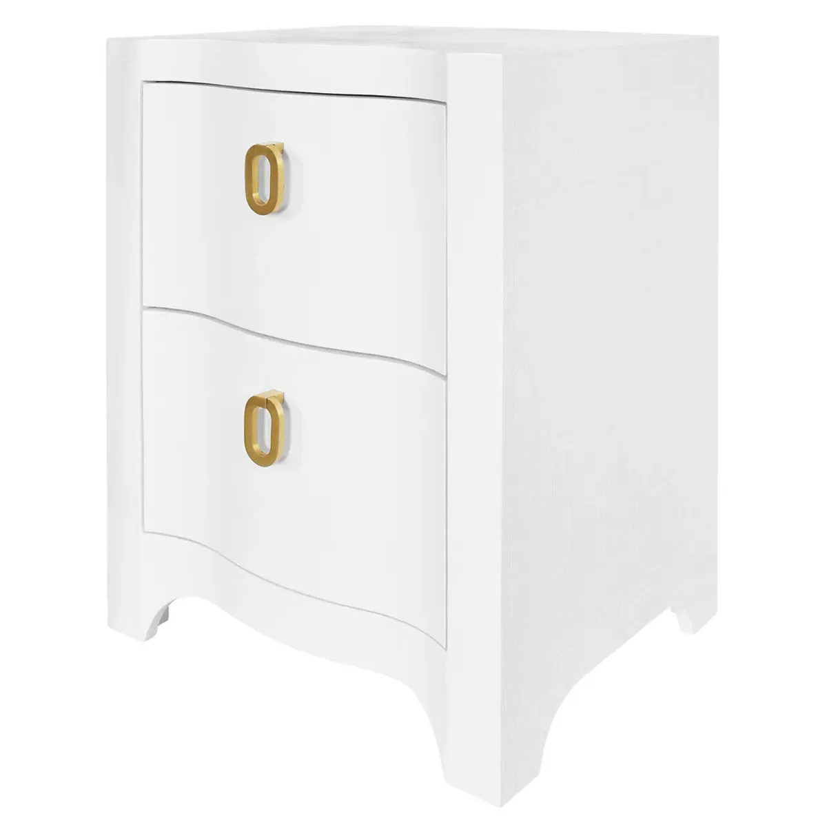Helena Nightstand - White, Linen