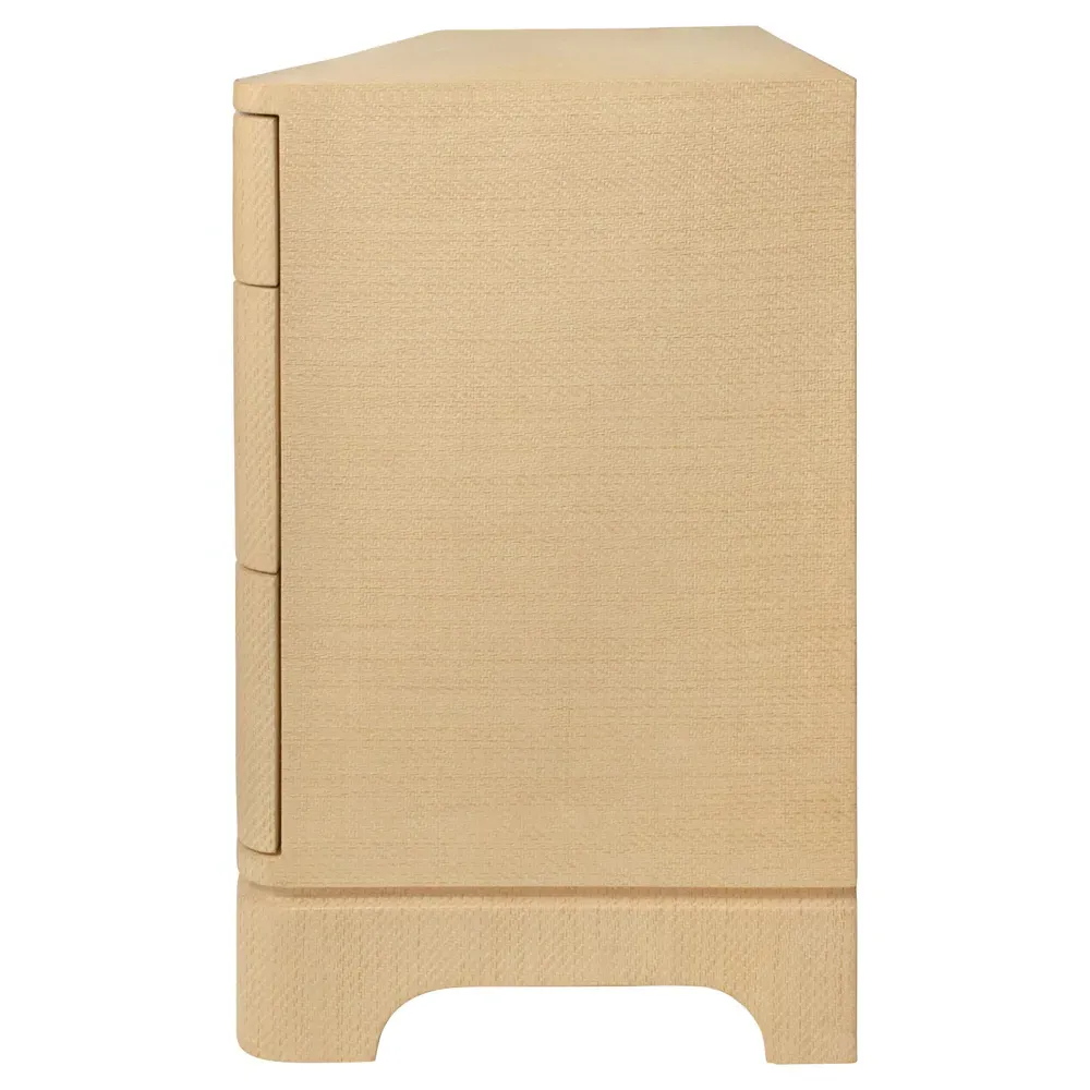 Kilmer Double Dresser - Natural, Grasscloth