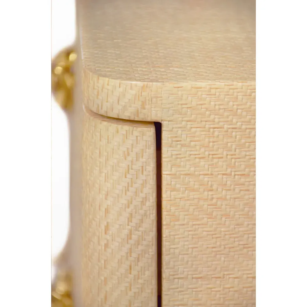 Kilmer Double Dresser - Natural, Grasscloth