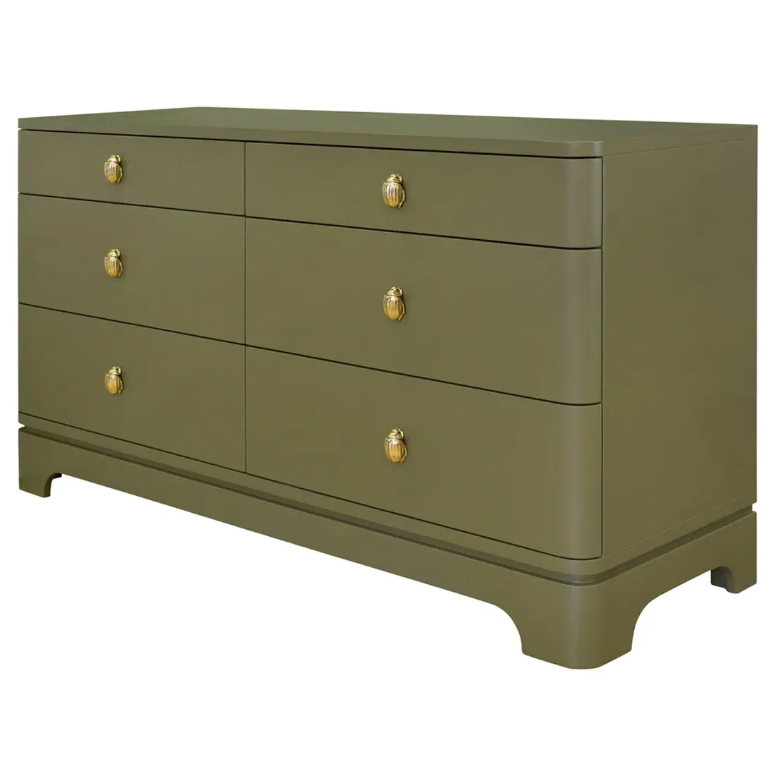 Kilmer Double Dresser - Olive Green, Wood