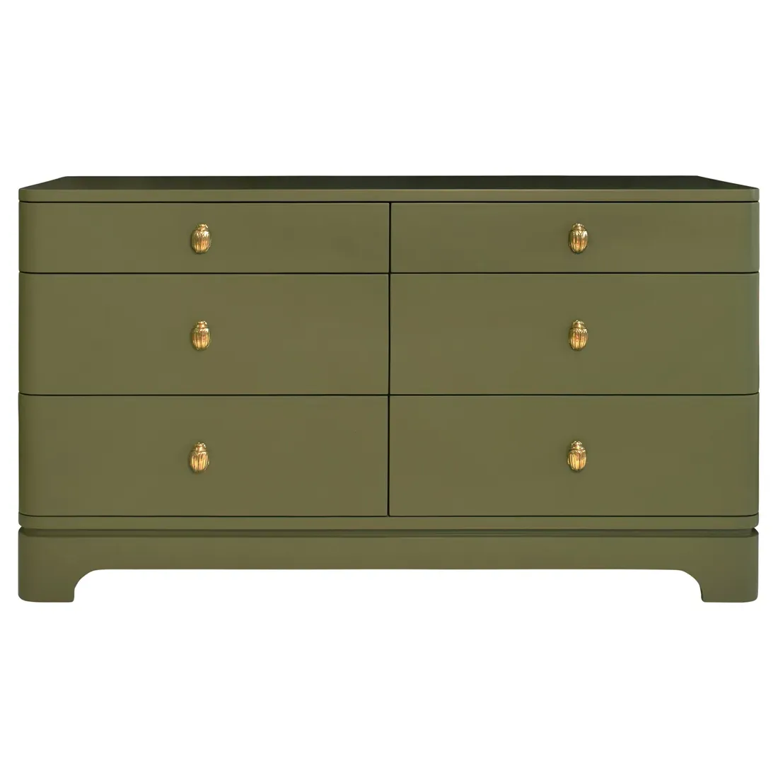 Kilmer Double Dresser - Olive Green, Wood