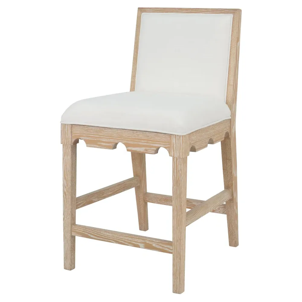 Lanister Counter Stool - Cerused, Oak