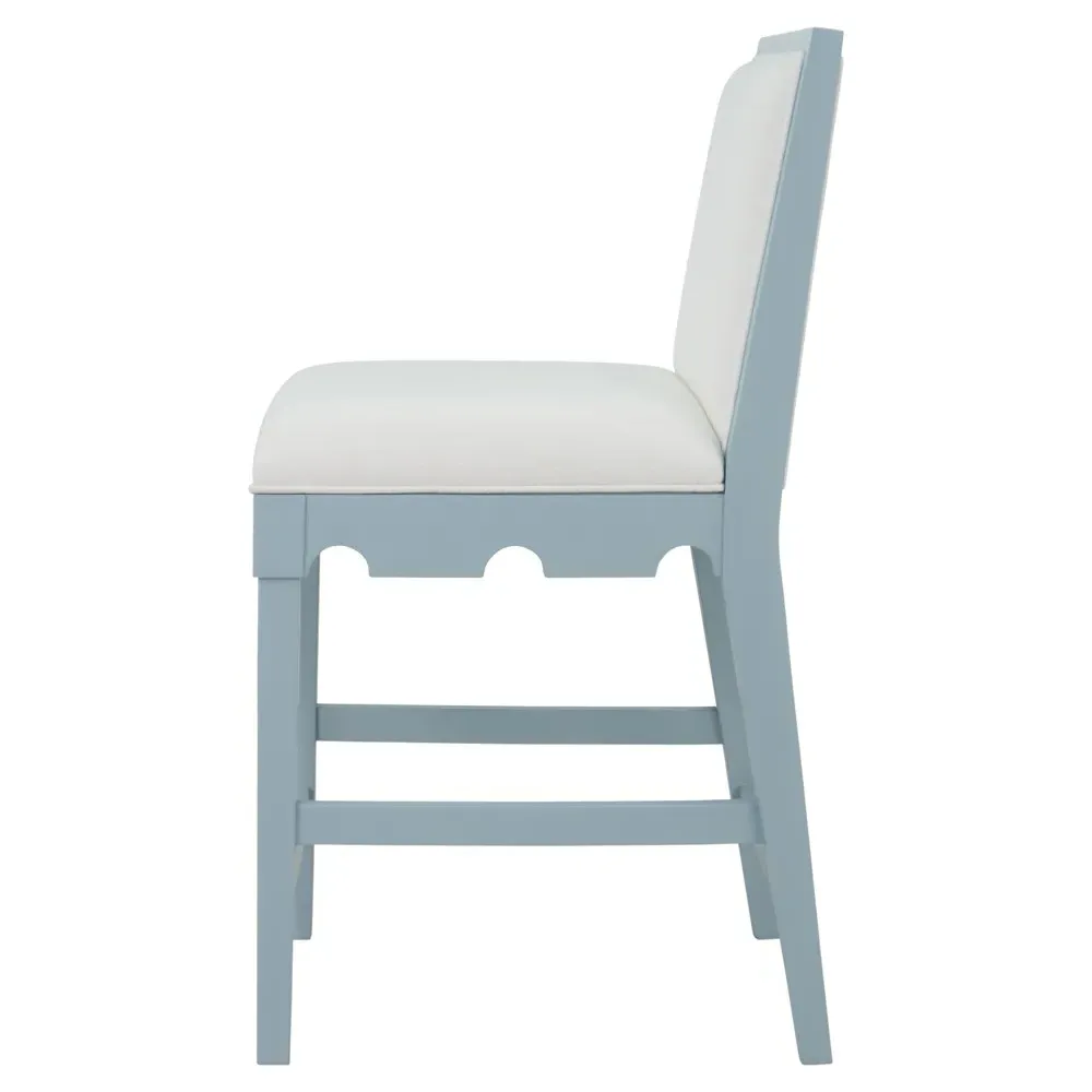 Lanister Counter Stool - Light Blue, Wood