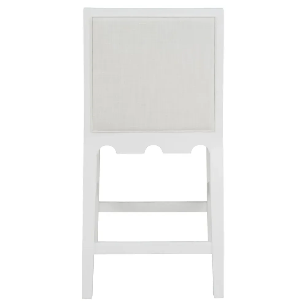 Lanister Counter Stool - Matte White, Wood