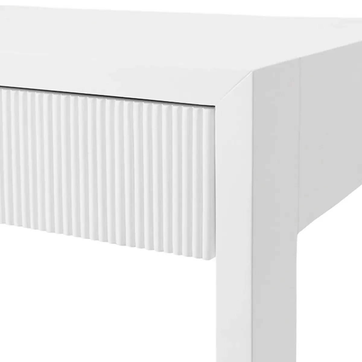 Larkin Rectangular Desk - White, Wood