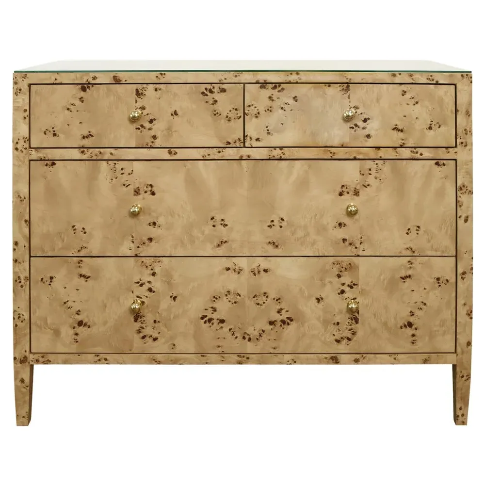 Michelle Dresser - Brown, Burl Wood image