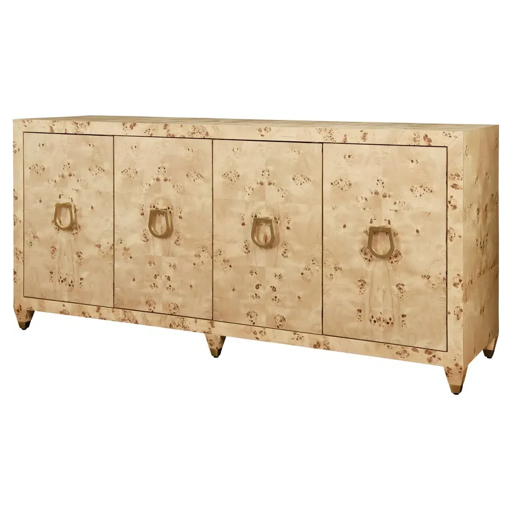 Mulligan Buffet - Brown, Burl Wood