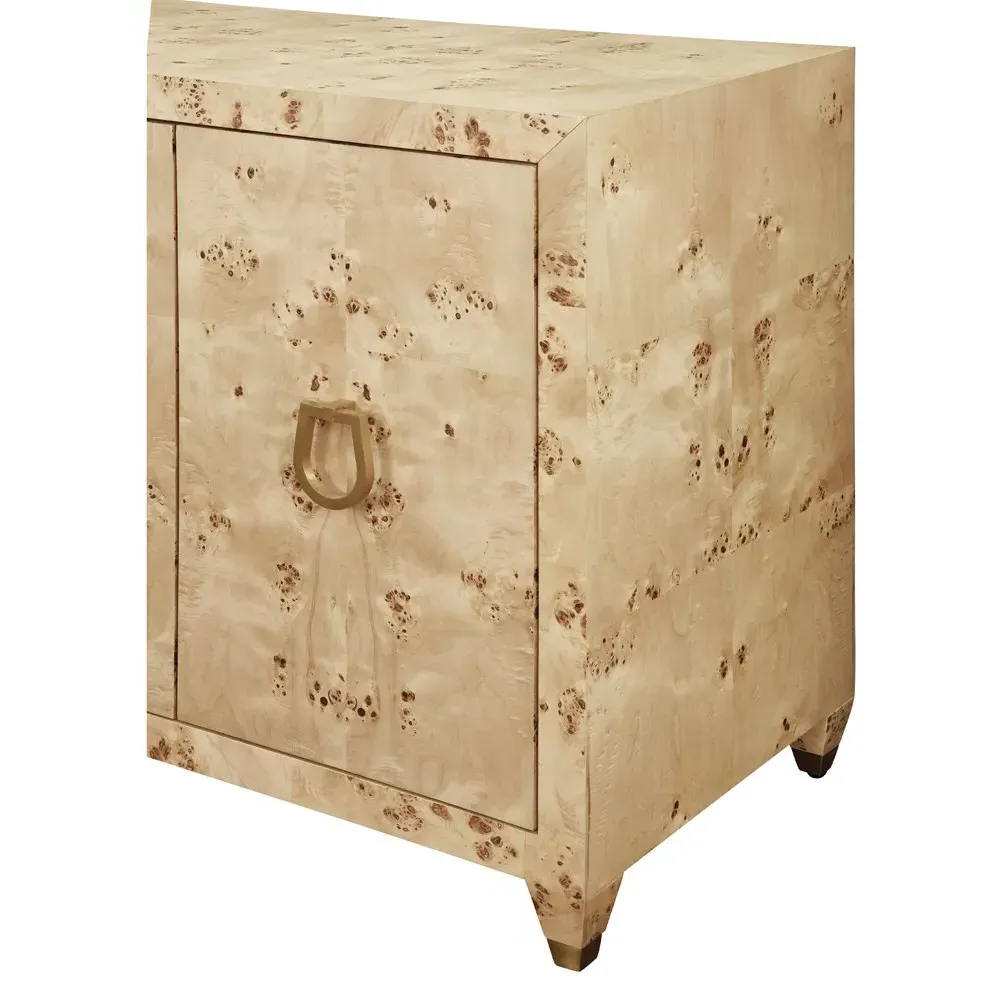 Mulligan Buffet - Brown, Burl Wood