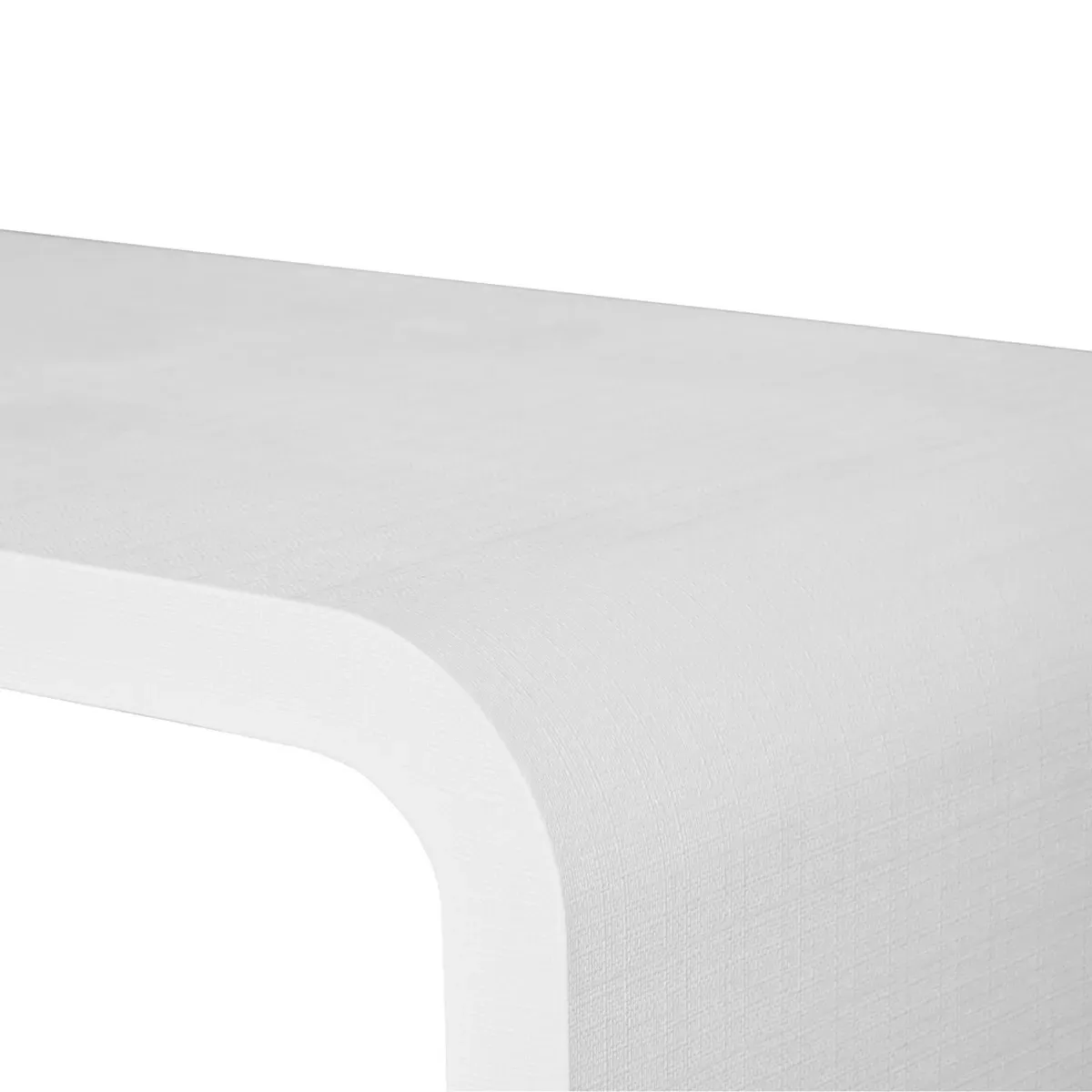 Newbury Rectangular Coffee Table - White, Linen