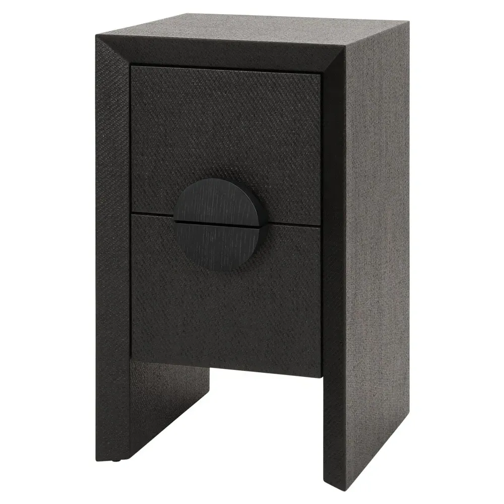 Parker Side Table - Black, Oak