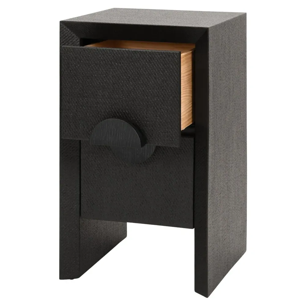 Parker Side Table - Black, Oak