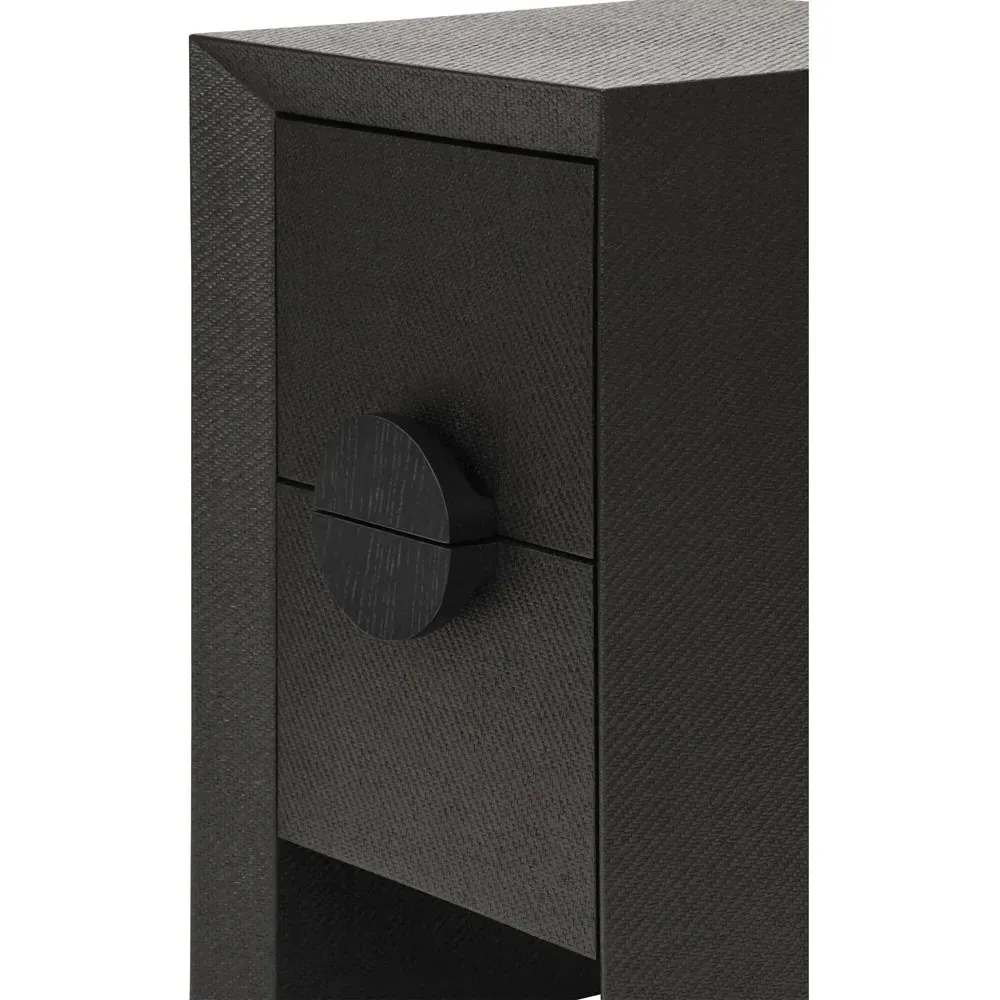 Parker Side Table - Black, Oak