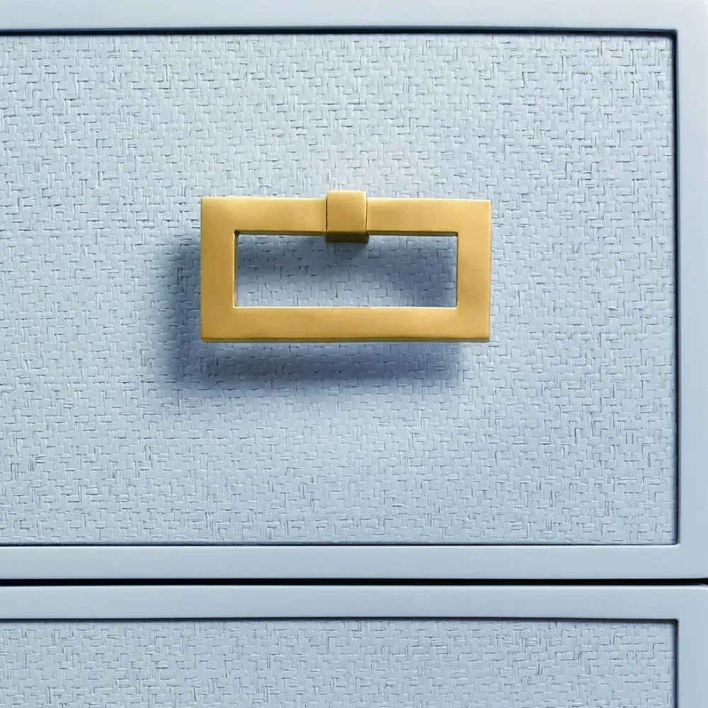 Radley Nightstand - Light Blue, Grasscloth