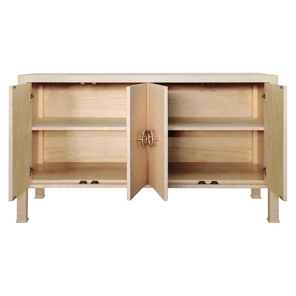 Rue Buffet - Natural, Grasscloth