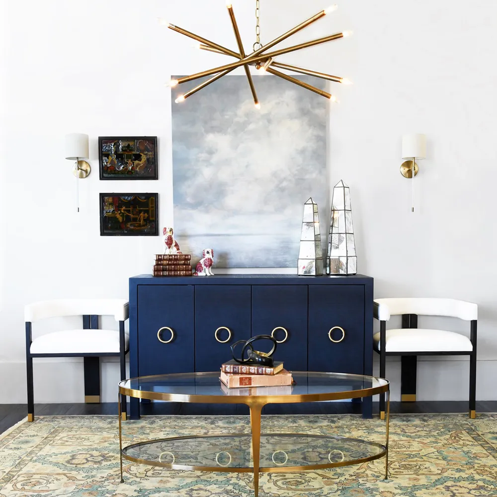 Rue Buffet - Navy Blue, Linen