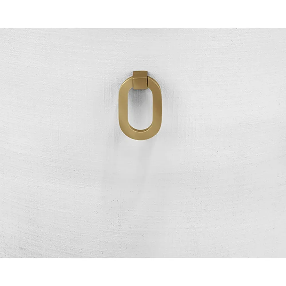 Sadie Counter Stool - White, Textured Linen