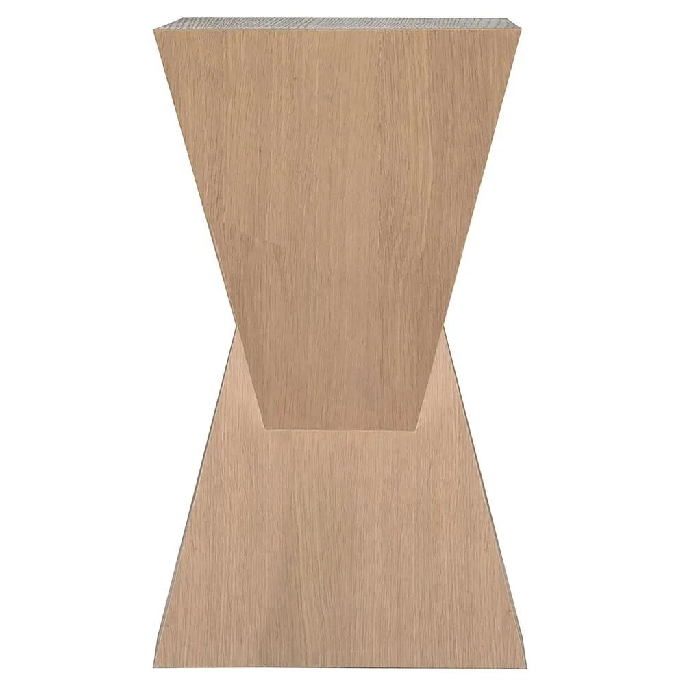 Scout Square Drink Table - Brown, Oak