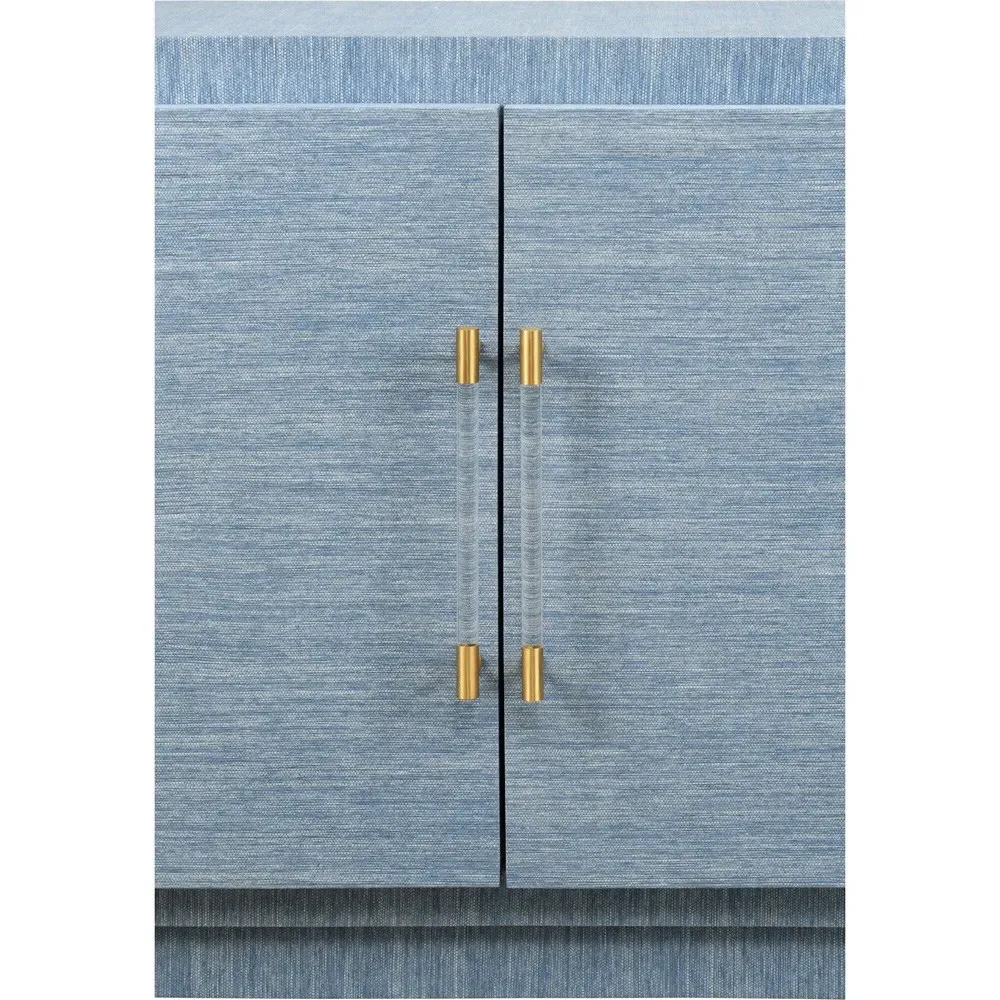 Steele Buffet - Blue, Grasscloth