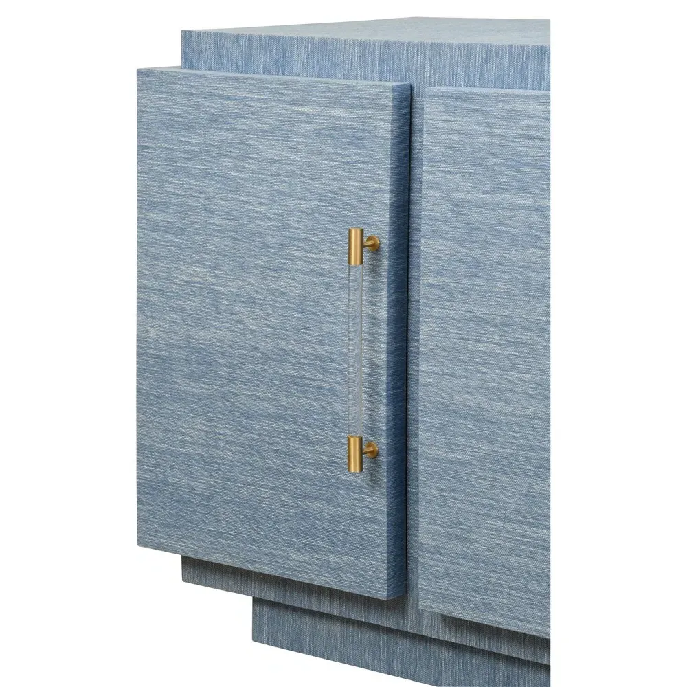 Steele Buffet - Blue, Grasscloth