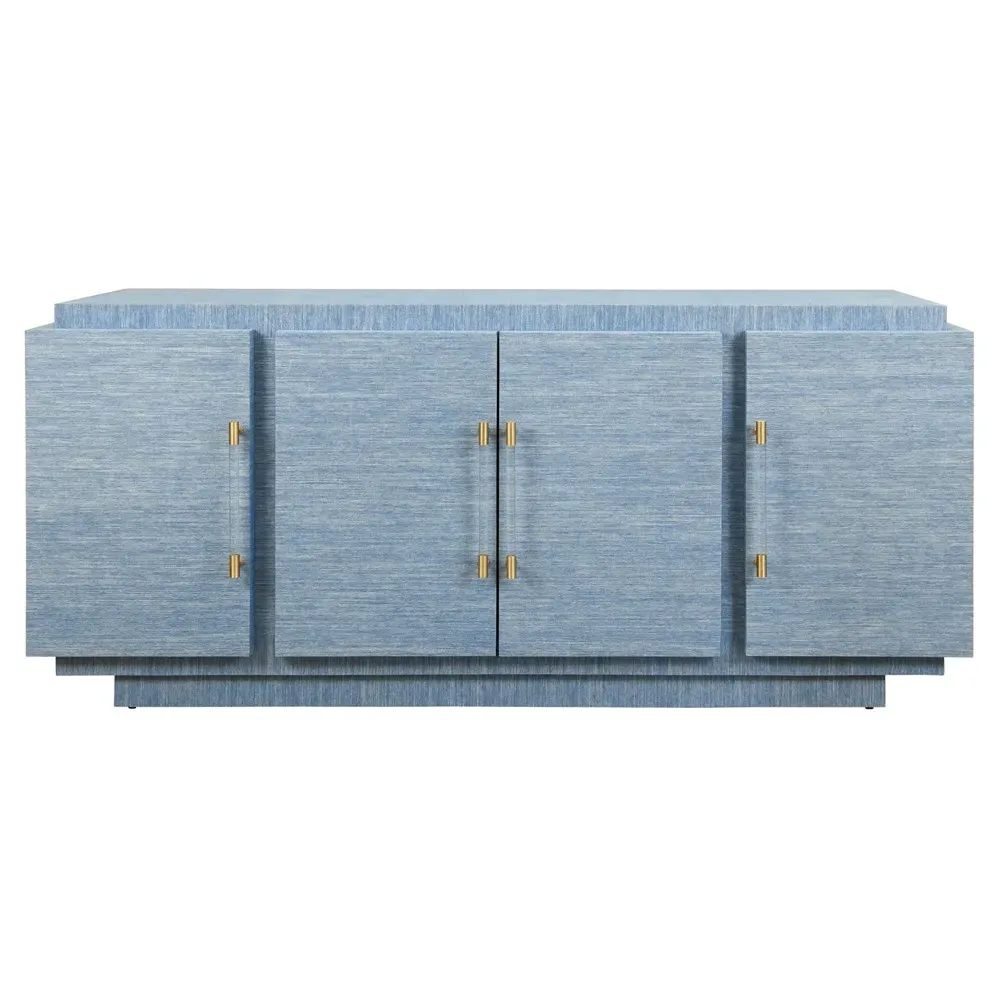 Steele Buffet - Blue, Grasscloth