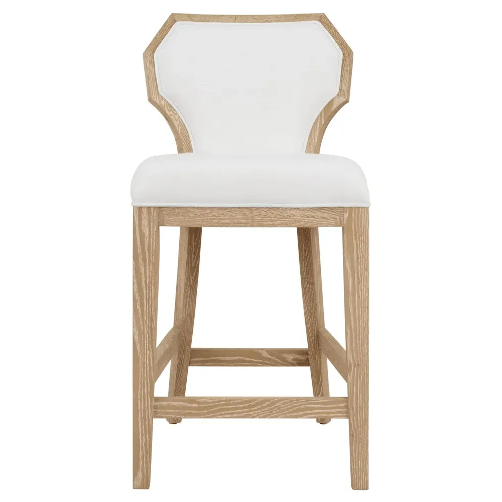 Tally Counter Stool - White, Oak