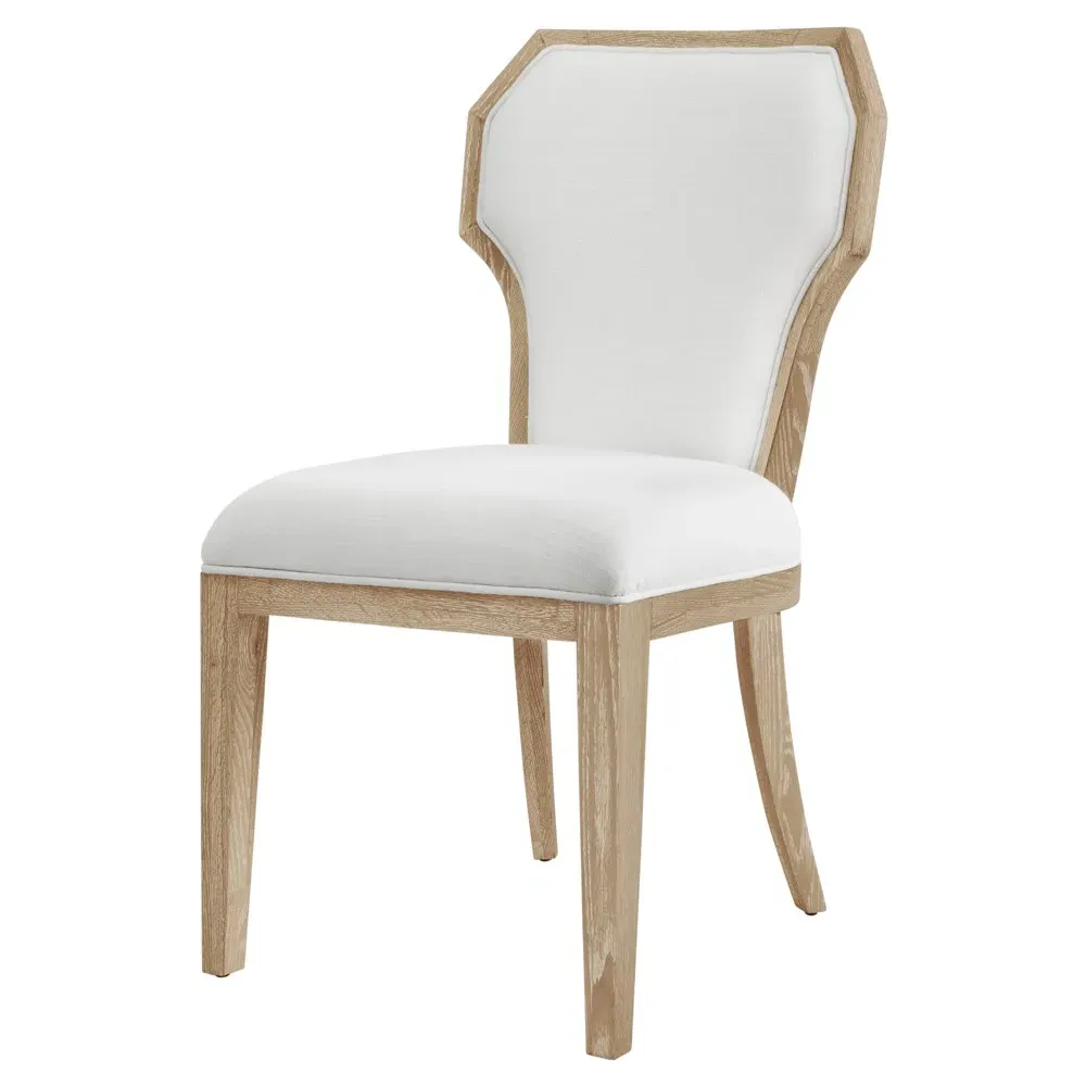 Tally Dining Chair - White, Oak