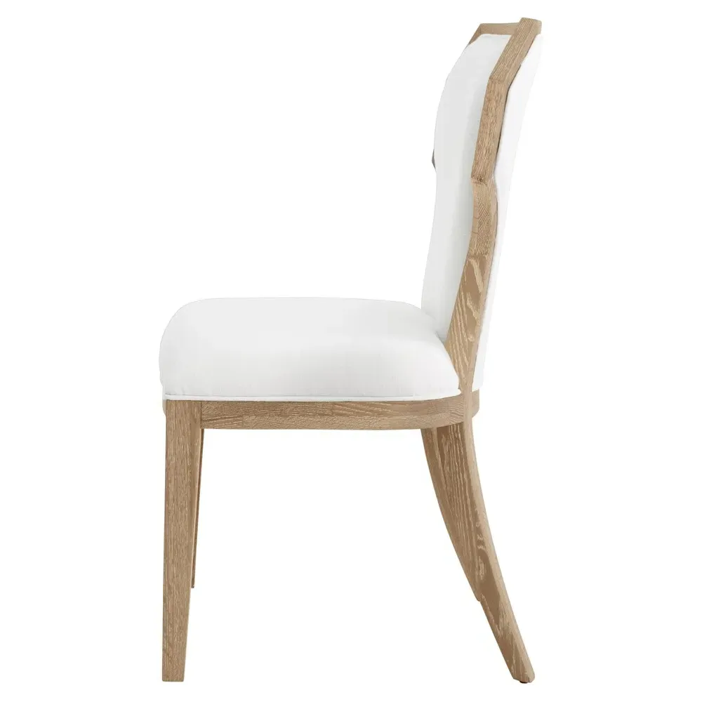 Tally Dining Chair - White, Oak