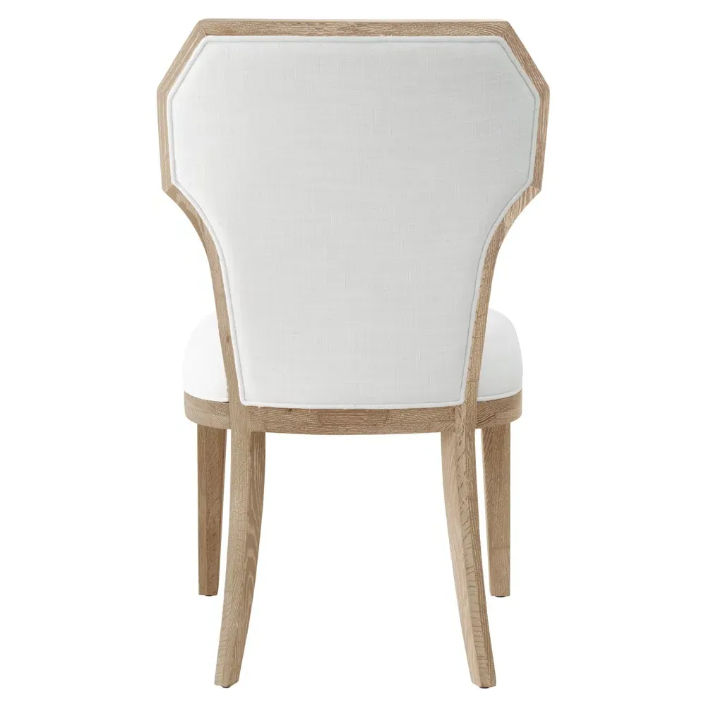Tally Dining Chair - White, Oak