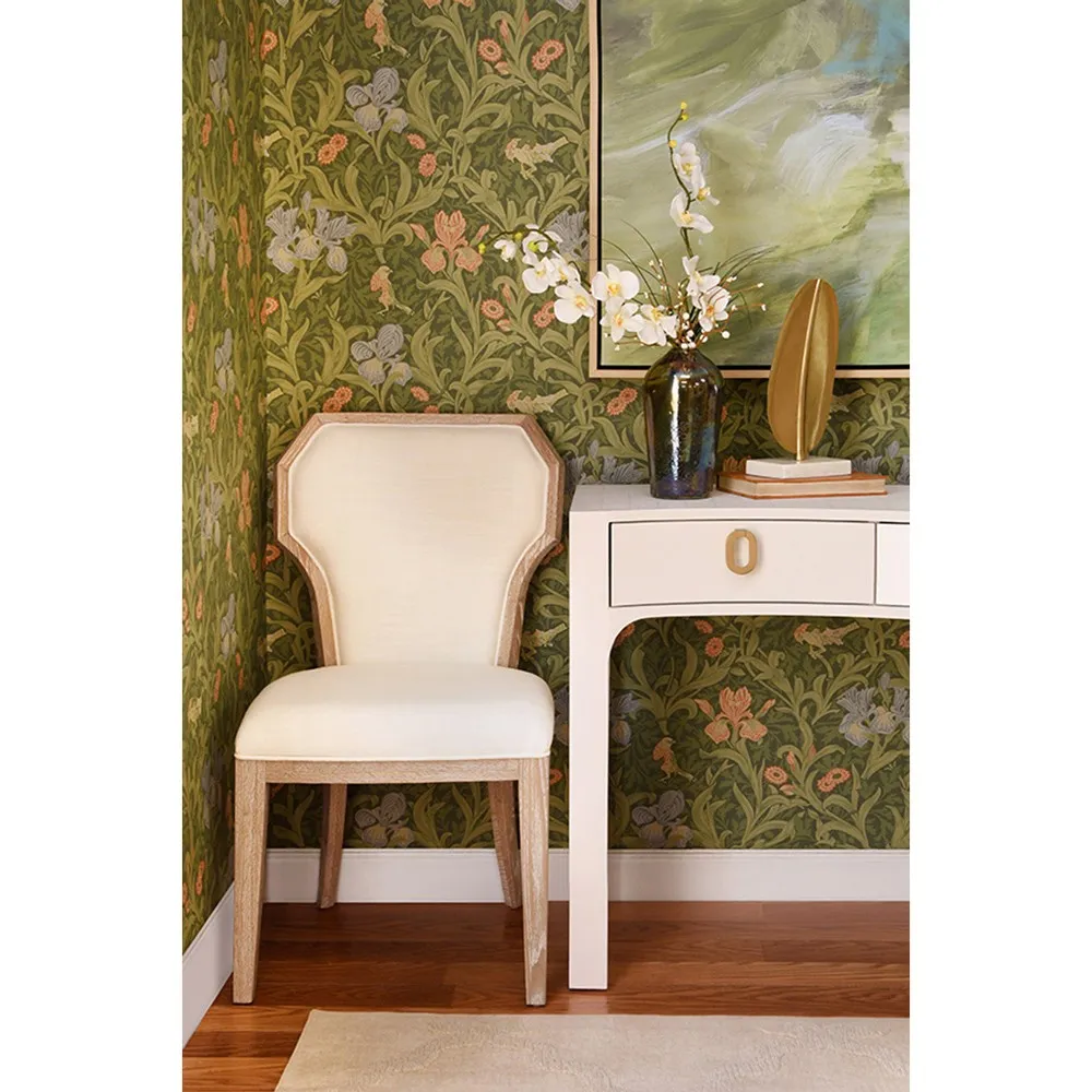 Tally Dining Chair - White, Oak