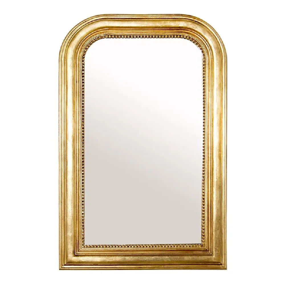 Waverly Rectangular Wall Mirror - Gold, Wood image
