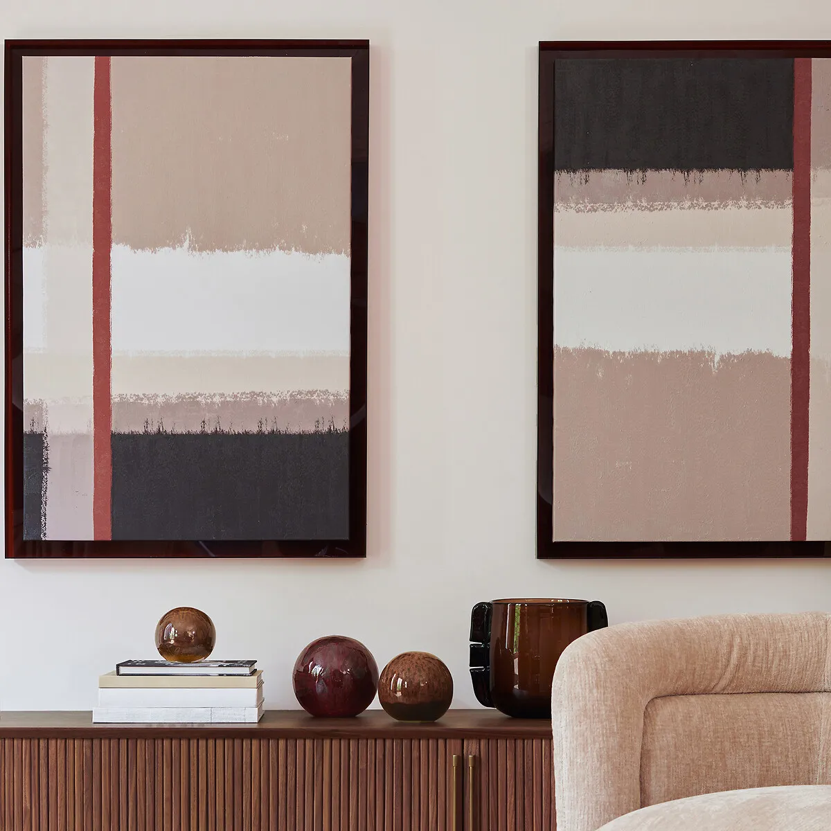 Aiden Hand-Painted Wall Art - Acrylic Frame alternate view