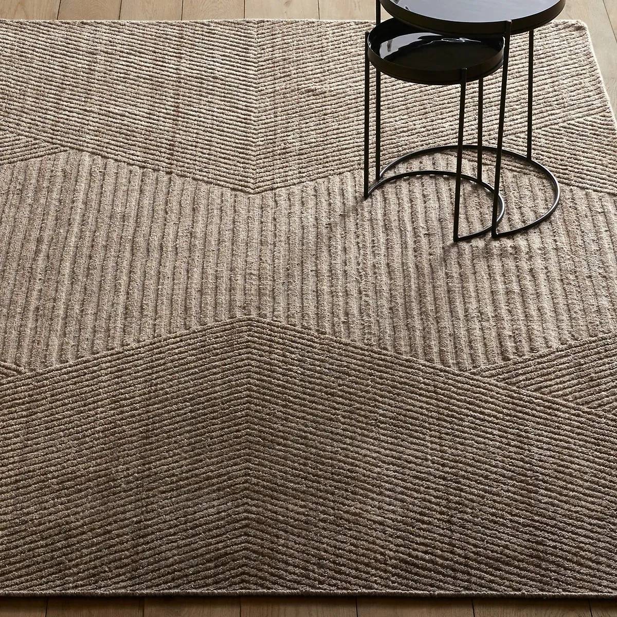 Aitor Hand-Woven Wool Rug - Natural Marl product