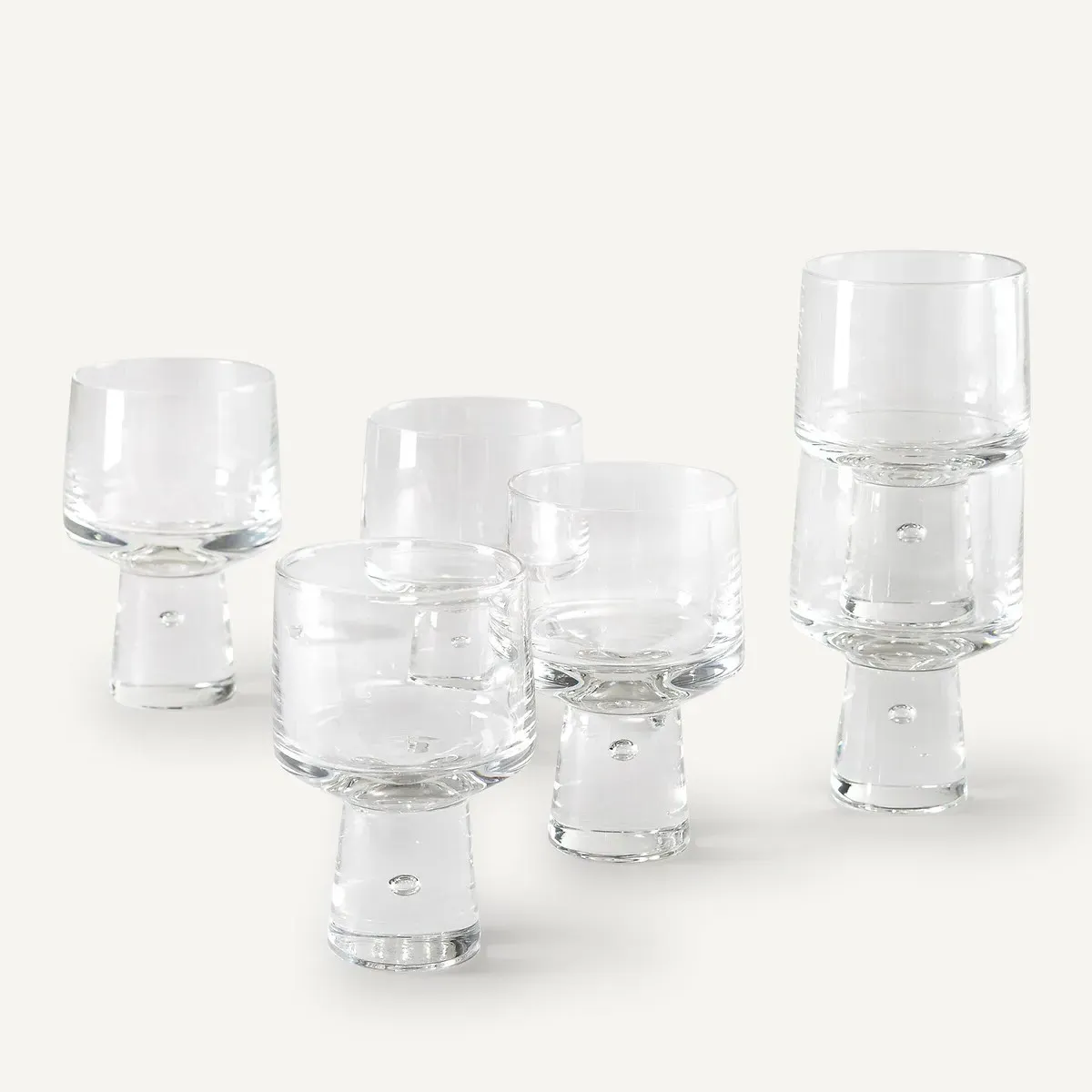Albédo Set of 6 Wine Glasses - Transparent alternate view