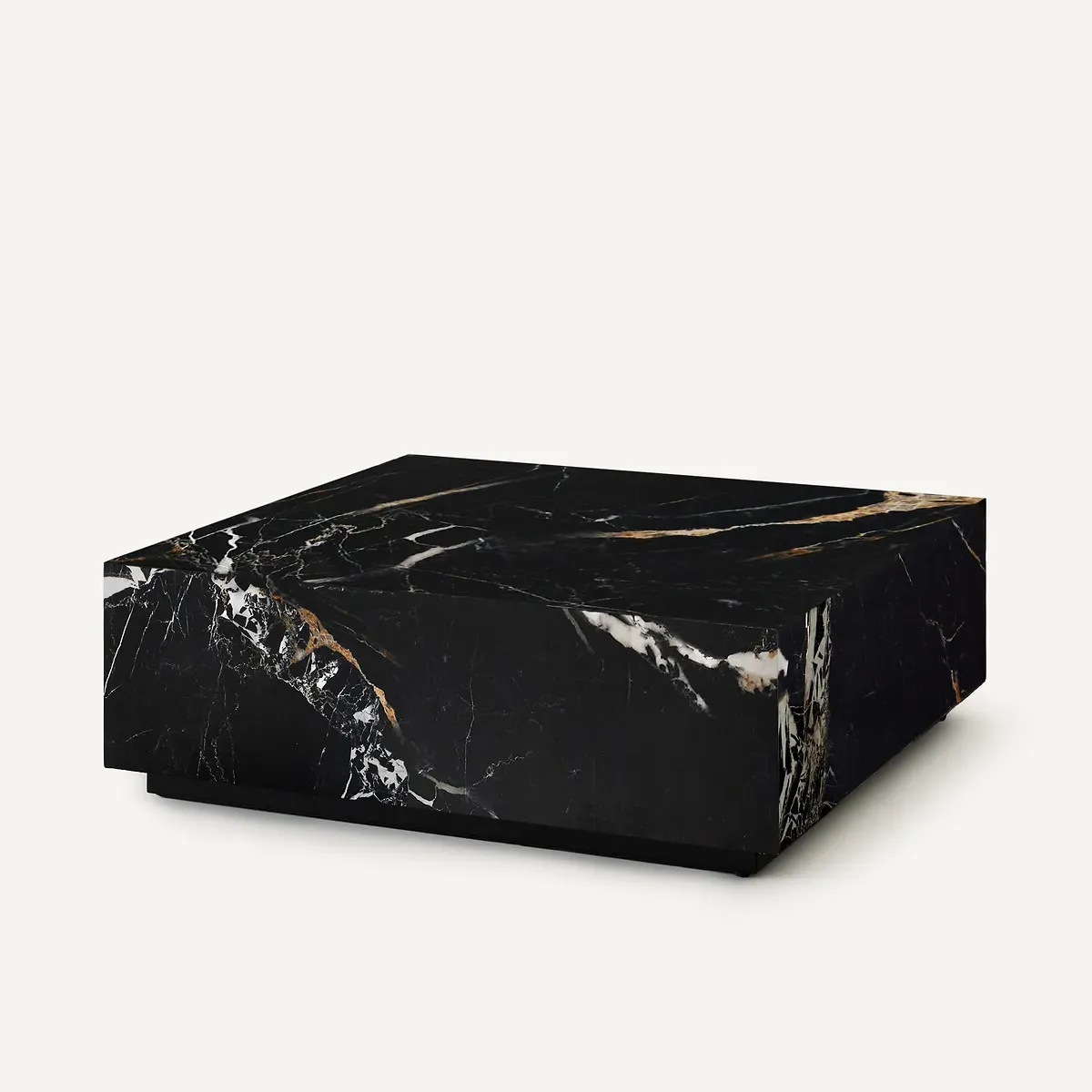 Alcana Square Coffee Table - Black Marble, Ceramic product