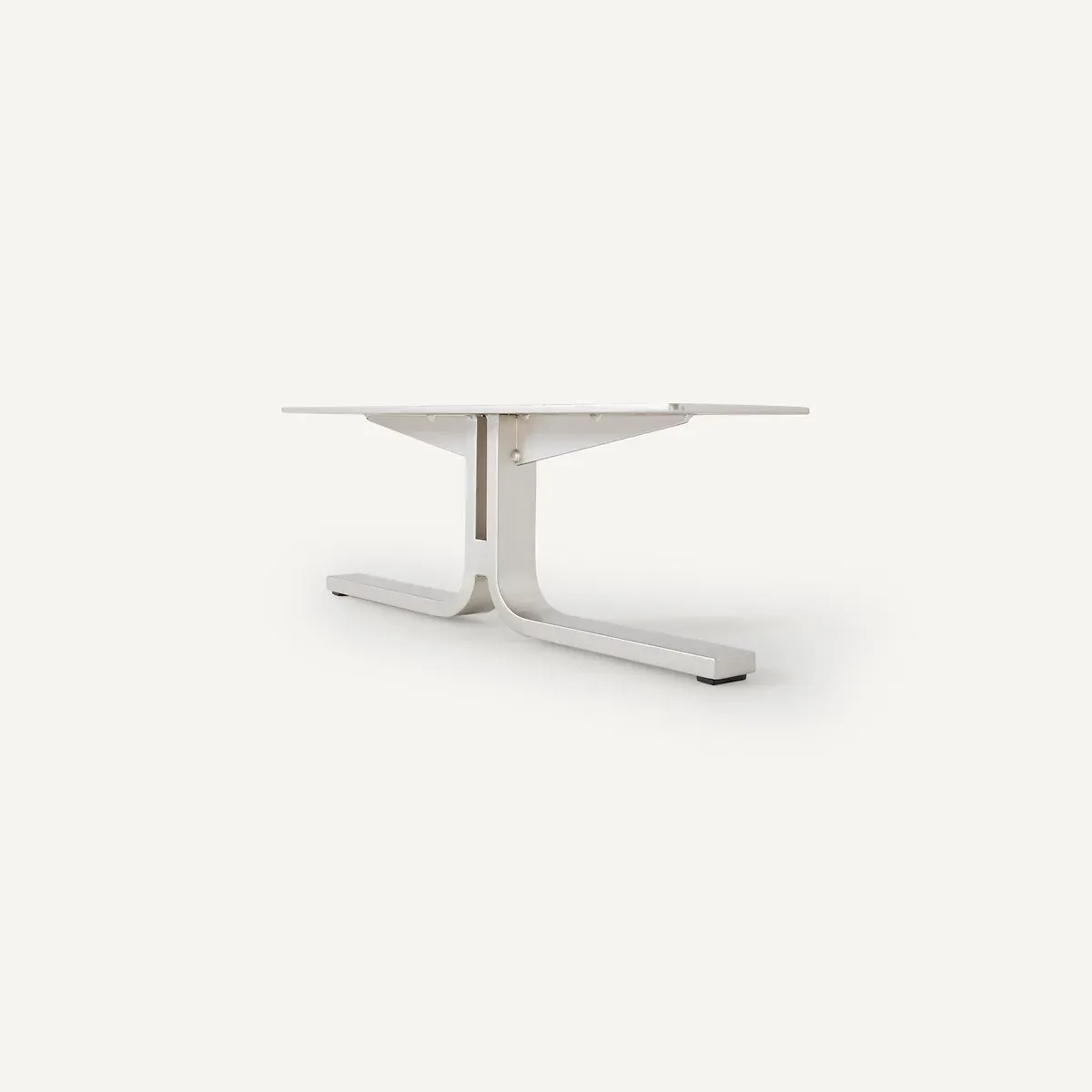 Aldon Modular Pedestal Base - Satin Nickel, Metal product