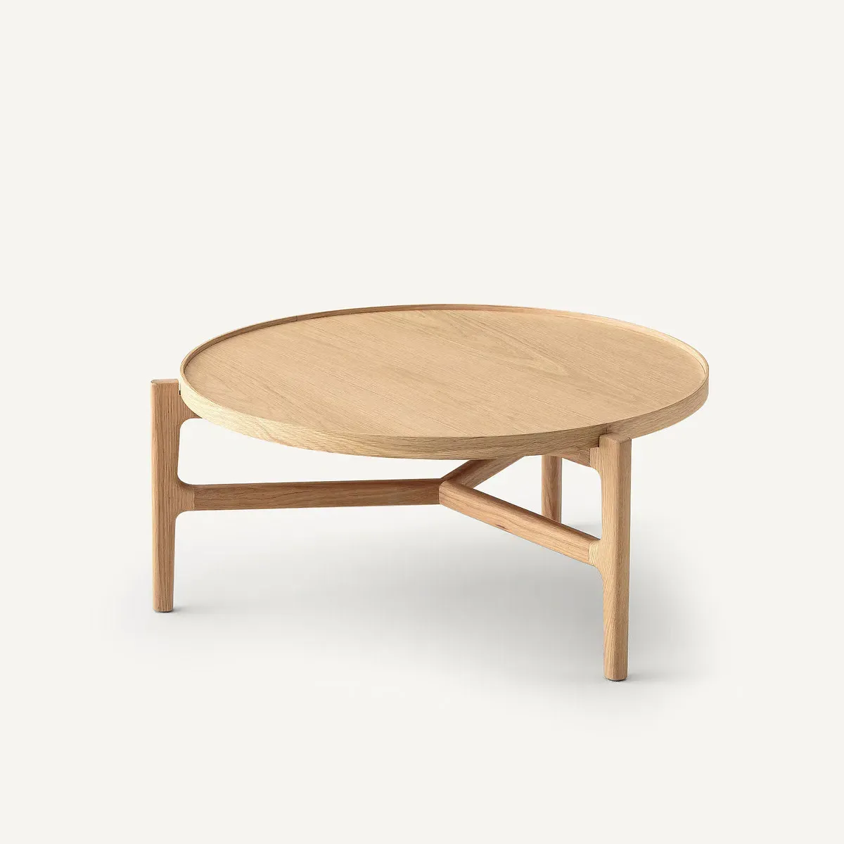 Alyasa Round Coffee Table - Natural Oak product