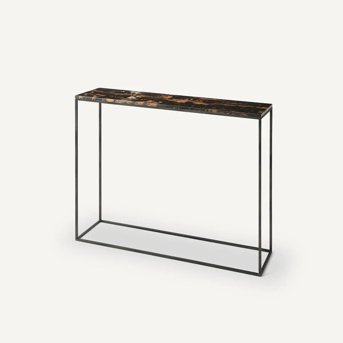 Ambrette Console Table - Amber Marble, Steel product