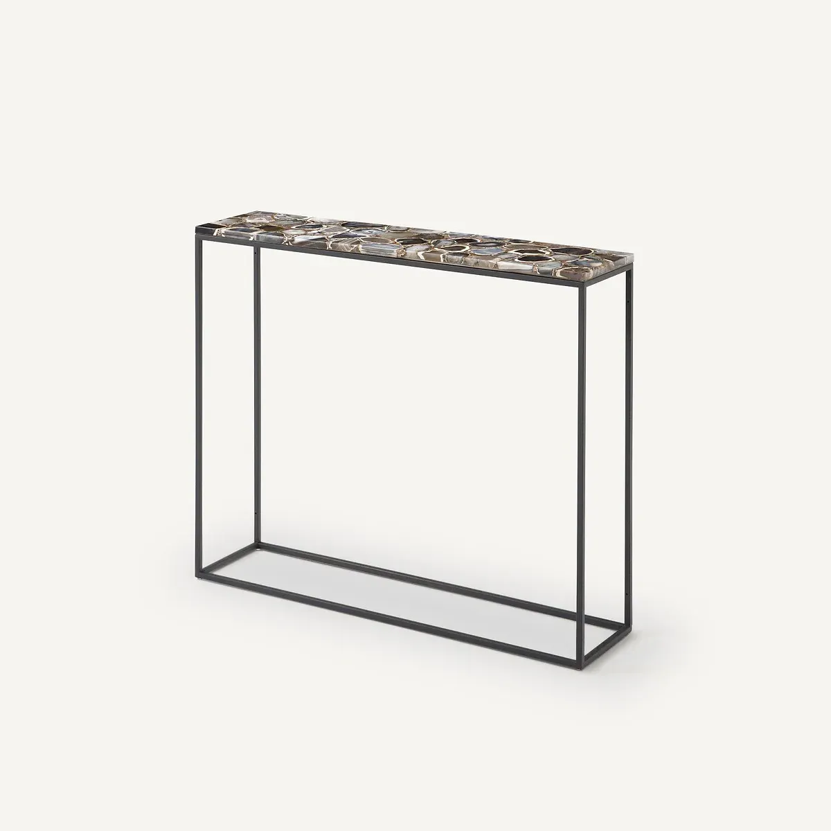Anaximene Console Table - Blue Agate, Metal alternate view
