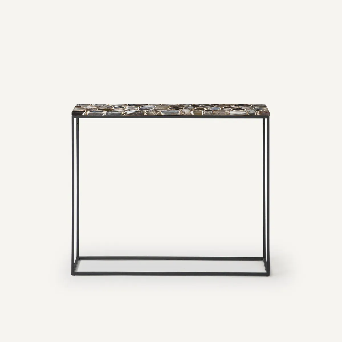 Anaximene Console Table - Blue Agate, Metal product