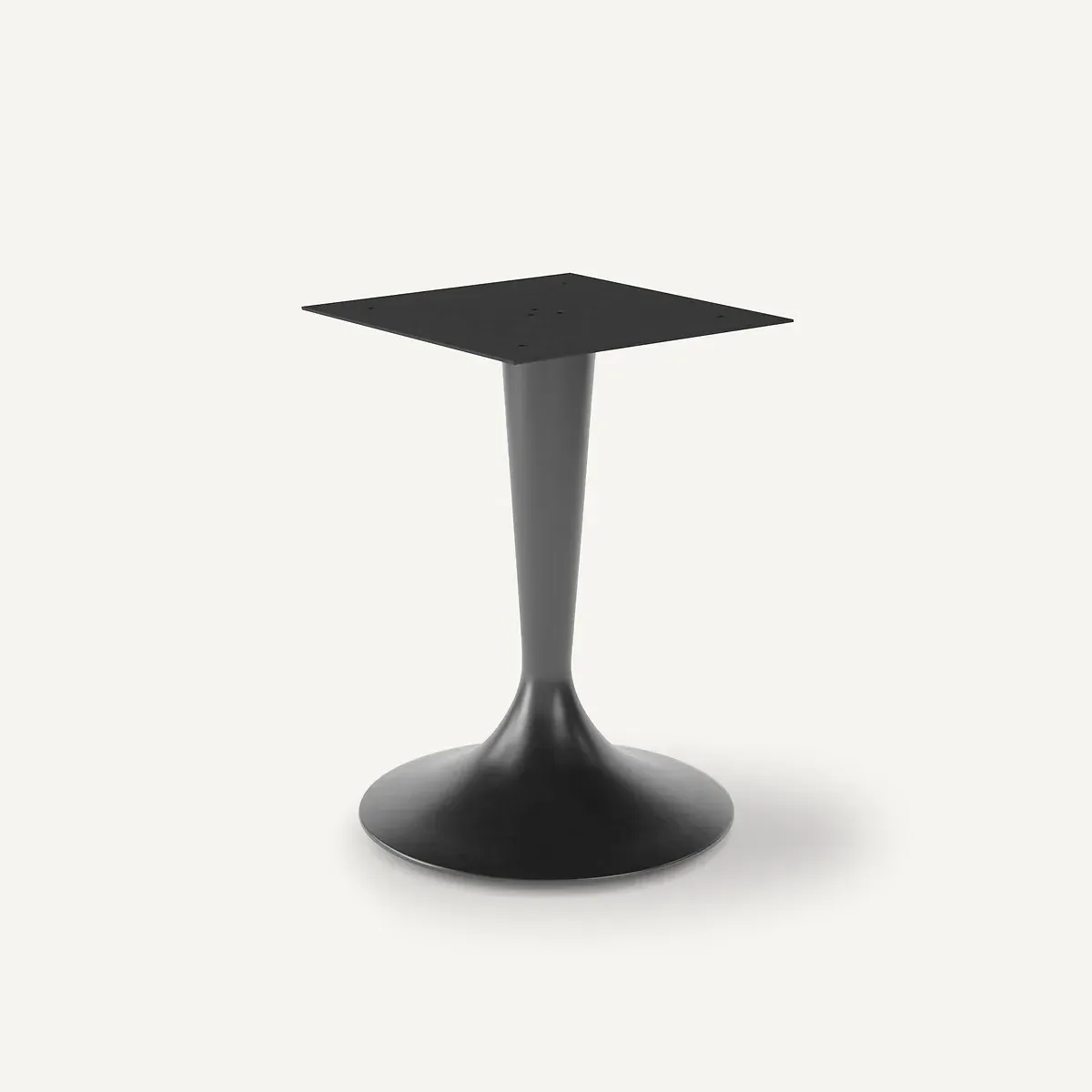 Aradan Tulip Dining Table Base - Matt Black, Steel product