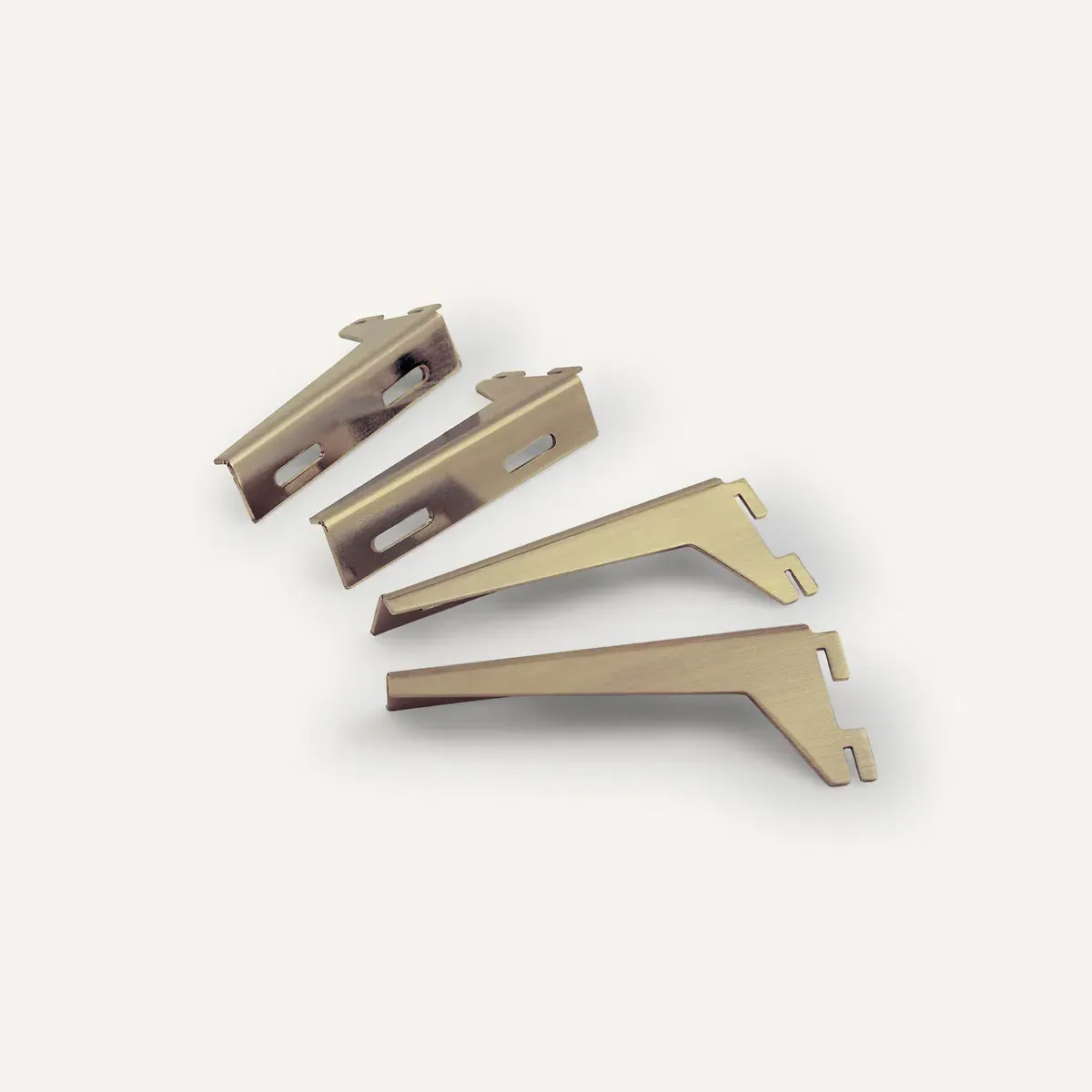 Archivita Set of 4 Wall Brackets - Aged Brass, Metal alternate view