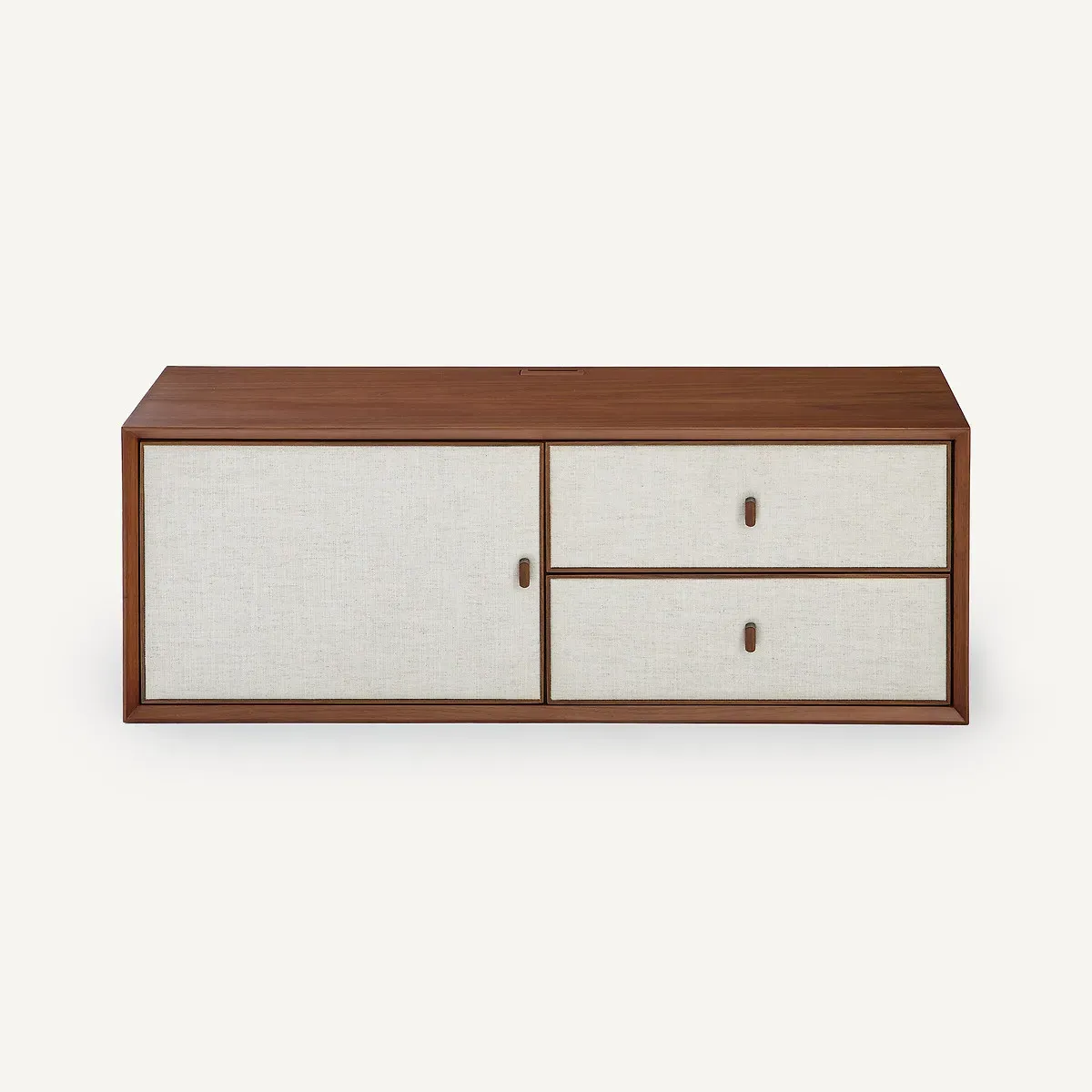 Archivita XL TV Stand - Walnut, Fabric alternate view