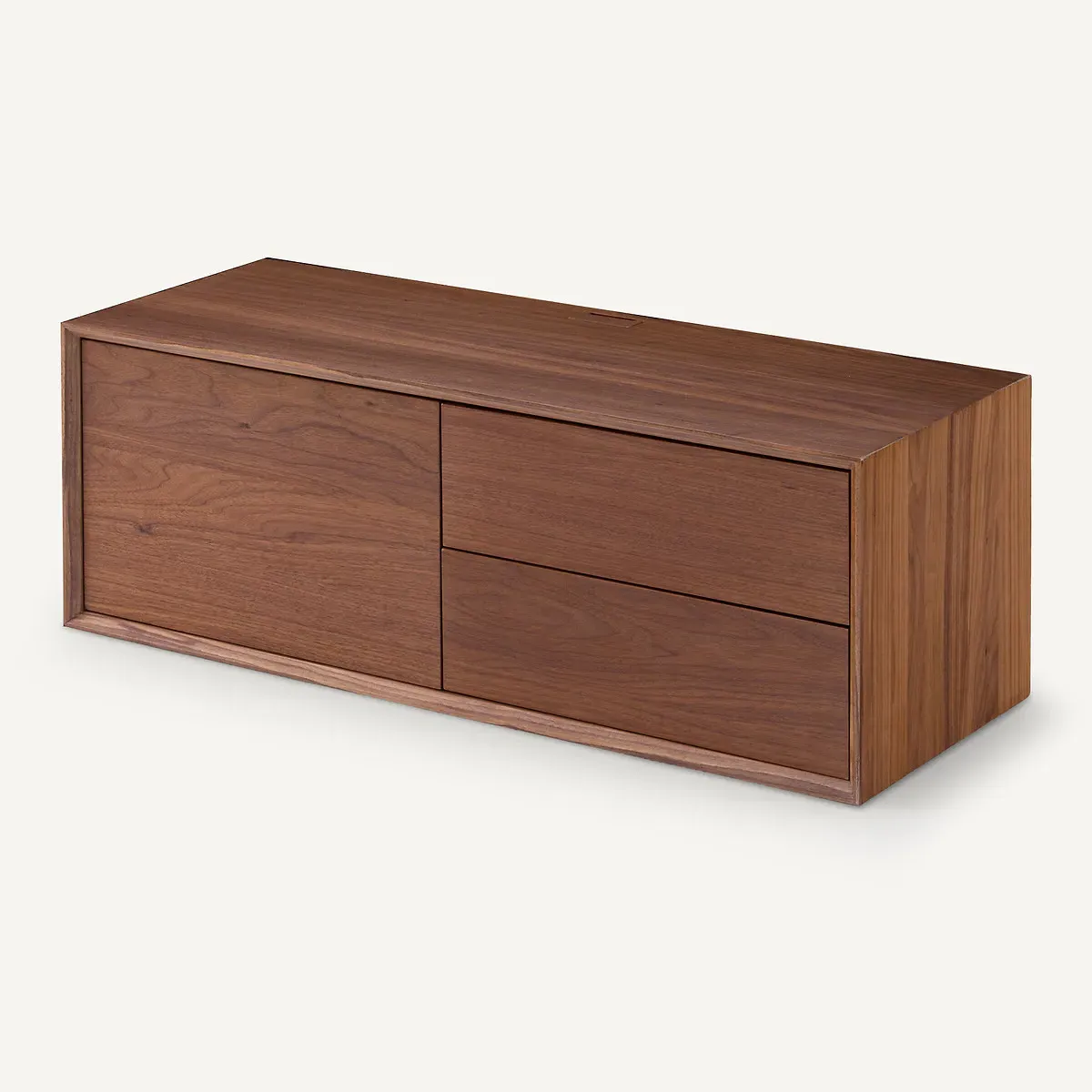 Archivita XL TV Stand with Storage - Walnut, MDF Veneer product