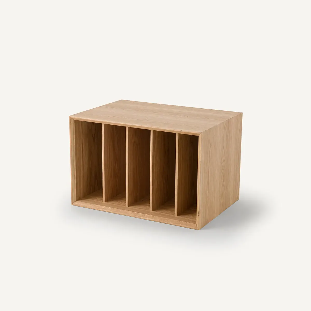 Archivita XL Vinyl Rack - Natural Oak, Oak Veneer MDF product